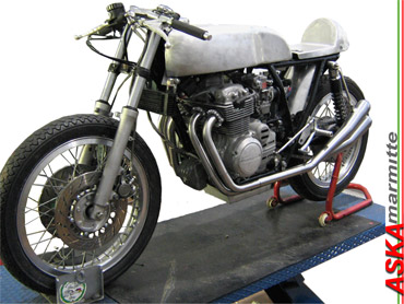 collettore e marmitta moto d'epoca